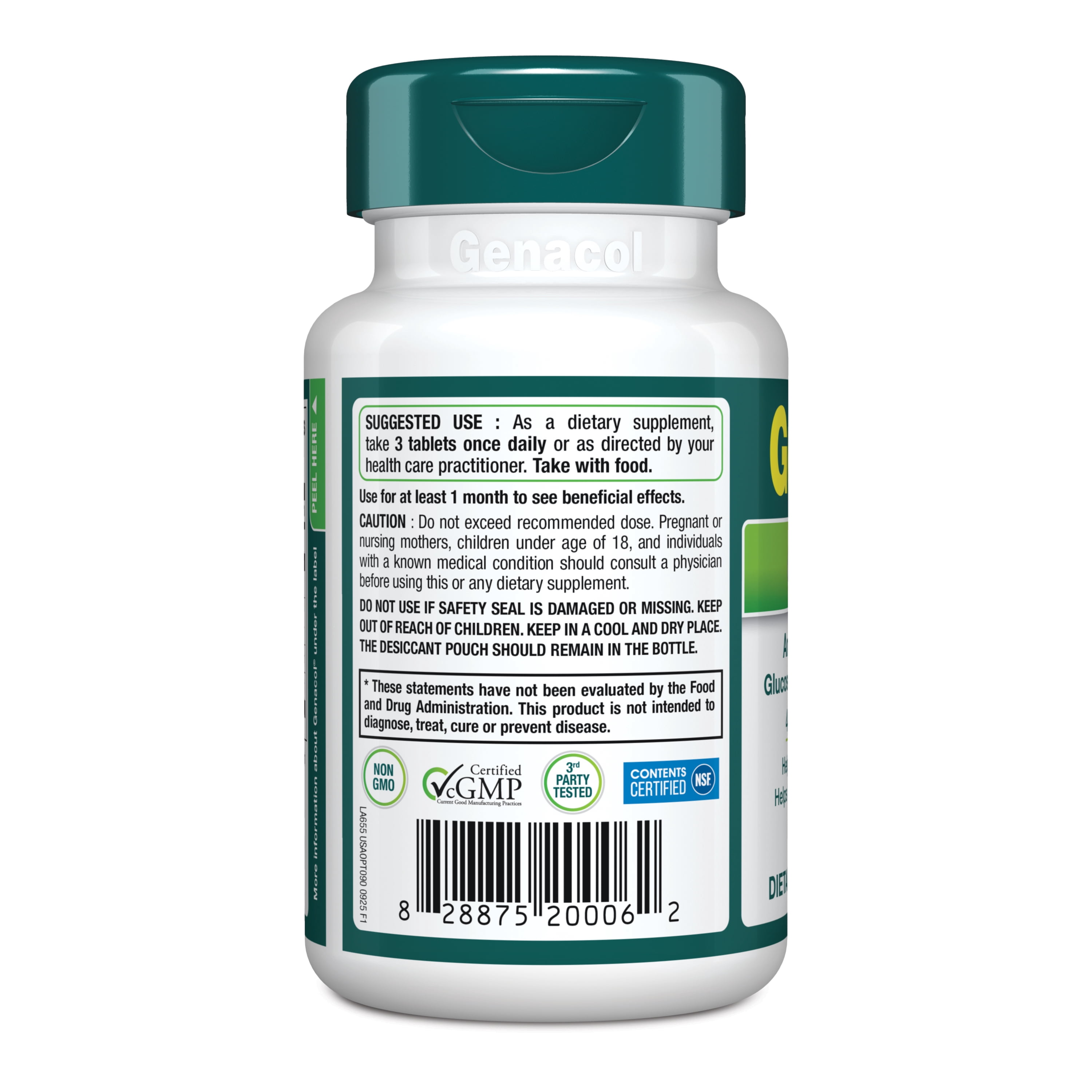 Genacol Optimum – Glucosamine, Chondroitin, MSM & Collagen for Joint Support, 90 Tablets (30-Day Supply)