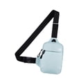 thumbnail image 4 of Bolso de Pecho Yuyangstore para Hombres Mujeres Correa Ajustable Bolsa Bandolera Azul claro, 4 of 8