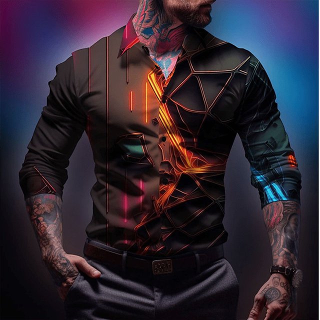 Camisa de hombre de moda de lujo para fiesta, informal, baile callejero, al aire libre, mariposa, rosa, nuevo estilo, oferta especial, suave y cómoda, talla grande