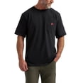 thumbnail image 1 of Camiseta Wrangler de manga corta con bolsillo negra para hombre, 1 of 3
