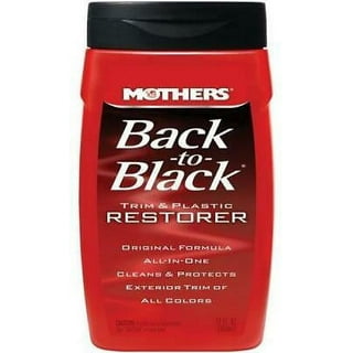 MOTHERS 06112 Back to Black Trim and Plastic Restorer 6 PACK- Rubber &  Vinyl - 12 oz.