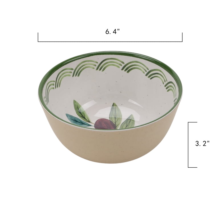 BRAVAS 3個セット Better Homes & Gardens 12-Piece Bamboo Melamine Olive Design