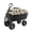1200 lbs capacity | 125L capacity | Black, variant on 1200 LBS Heavy Duty Poly Dump Cart, 10" No-Flat Tires, 180° Rotating Handle & Quick-Release for Garden Landscaping
