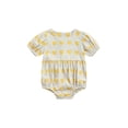thumbnail image 1 of Qmyliery Baby Girls Summer Romper, Short Sleeve Heart Valentine’s Style Romper Gift, 1 of 9