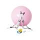 thumbnail image 4 of Pelota auxiliar de salto mortal, pelota para hacer ejercicio, entrenamiento portátil, niños y adultos, pelota de Yoga de entrenamiento elástica Rosa, 4 of 7