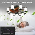 thumbnail image 4 of Demete Ceiling Fan with Light 21.65 Inch LED Ceiling Fan with Remote Control, 4 of 12
