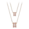 thumbnail image 1 of Fino Collar Doble Zirconia Diamante Blgari Oro Rosa 14k Lam rosa Unitalla, 1 of 7