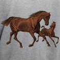 thumbnail image 3 of CafePress - Chestnut Mare And Foal Hooded Sweatshirt - Pullover Hoodie, Hooded Sweatshirt, 3 of 3