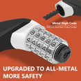 thumbnail image 4 of Candado con cadena para bicicleta Topcrown Upgrade, metal, 1,0 m, alta seguridad, 4 of 6