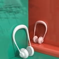 thumbnail image 3 of axGear Hands-free Neckband Fan Portable Neck Hanging 2 Fans USB Rechargeable Sports, 3 of 7