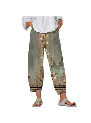 Zodggu Women Ladies Solid Pants Hippie Punk Trousers Streetwear