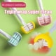 thumbnail image 3 of Cepillo de dientes nano de silicona de 3 lados Cepillos de dientes limpios dentales de seguridad (rosa) Tmvgtek cuidado belleza, 3 of 8