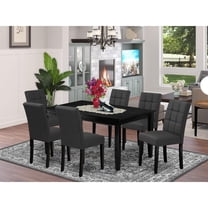 East West Furniture 7 Piece Dining Table Set