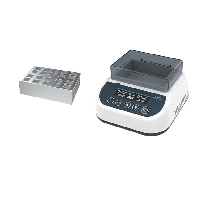 Mini Dry Bath Incubator Lab Equipment Constant Temperature Lab Heater Incubation Shaker With Heating Block 0.5/1.5/2/5/15/50ml ,Easy Use