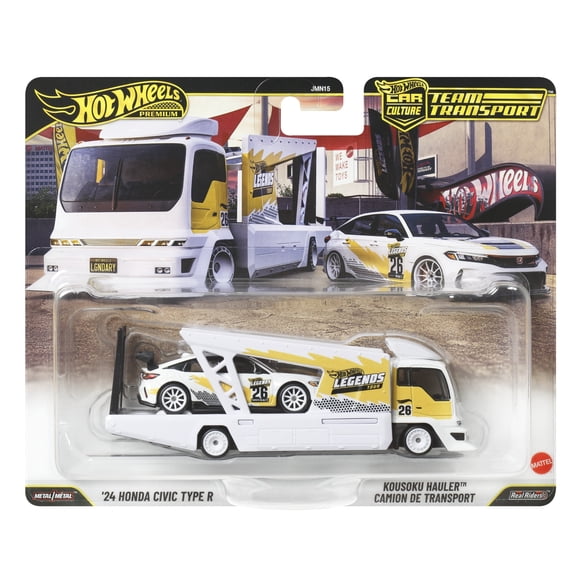 Vehículo de Colección Mattel Hot Wheels Auto Transportador Legends