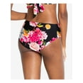 thumbnail image 2 of RACHEL RACHEL ROY Women's Black Floral Stretch Ruched Lined Moderate Coverage Swimsuit Bottom XS, 2 of 2