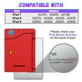 thumbnail image 2 of Gemfits Case for iPad 7/8/9 - Flexible Soft TPU Stand Back Cover with Pencil Holder, Auto Sleep/Wake, illustrated_book, 2 of 6