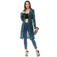 thumbnail image 2 of Women's Sparkly Sequin Cardigan Long Sleeve Open Front Glitter Kimono, 2 of 7