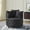 Black, variant on 30" Velvet Single Sofa Couch, Sillones Para Domitorio Single Sofa with Movable Wheels, Butacas Para Sala Sofa with Button Tufting for Living Spaces, Black