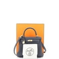 thumbnail image 2 of Pre-Owned Hermes Kelly Handbag Grey Togo with Permabrass Hardware 25 By Rebag, 2 of 8