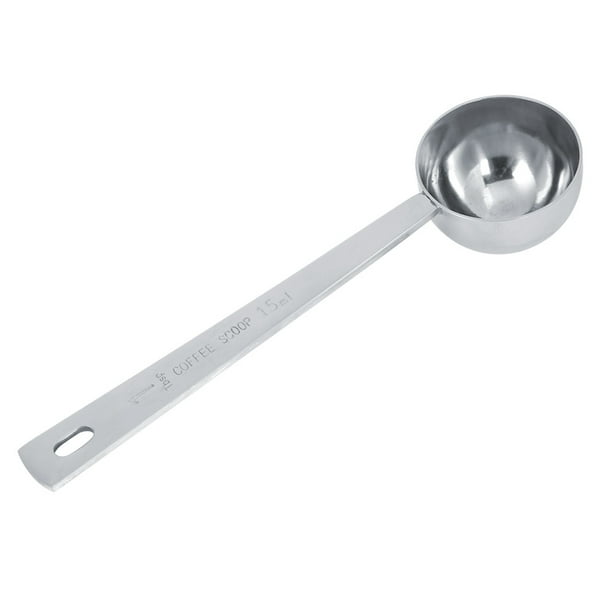 Cuchara Medidora, Cuchara Multifunción De Acero Inoxidable, 15 Ml, 30 Ml, Largo Plateado Con Orificio Para Colgar Para Café, Leche En Polvo, Condimento, Cocina, Bar,