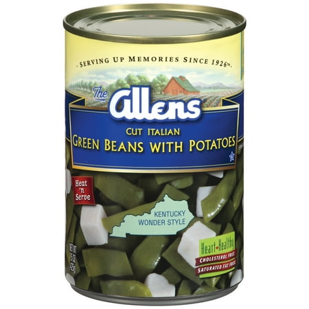 The Allens Cut Italian Green Beans with Potatoes 15 oz. Can