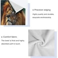 thumbnail image 4 of Coolnut Fierce Lion 3-Piece Towel Set,Soft Absorbent Quick Dry Bath Towels Sets,1 Bath Towel,1 Hand Towel,1 Washcloth,for Bathing Home Hotel Gym Spa Wash cloth, 4 of 7