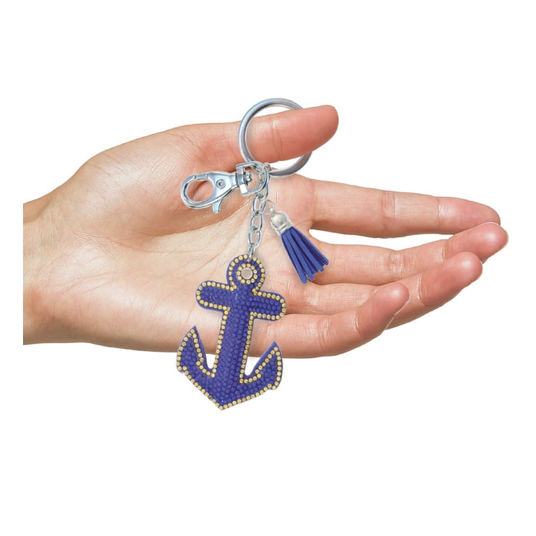 Swan Keychain With Rhinestones & Tassel - Sparkly Silver Swan Charm Key Ring For Bags, Purses, Backpacks