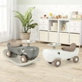 thumbnail image 2 of Costway Convertible Rocking Horse & Sliding Car with Detachable Balance Board White, 2 of 10