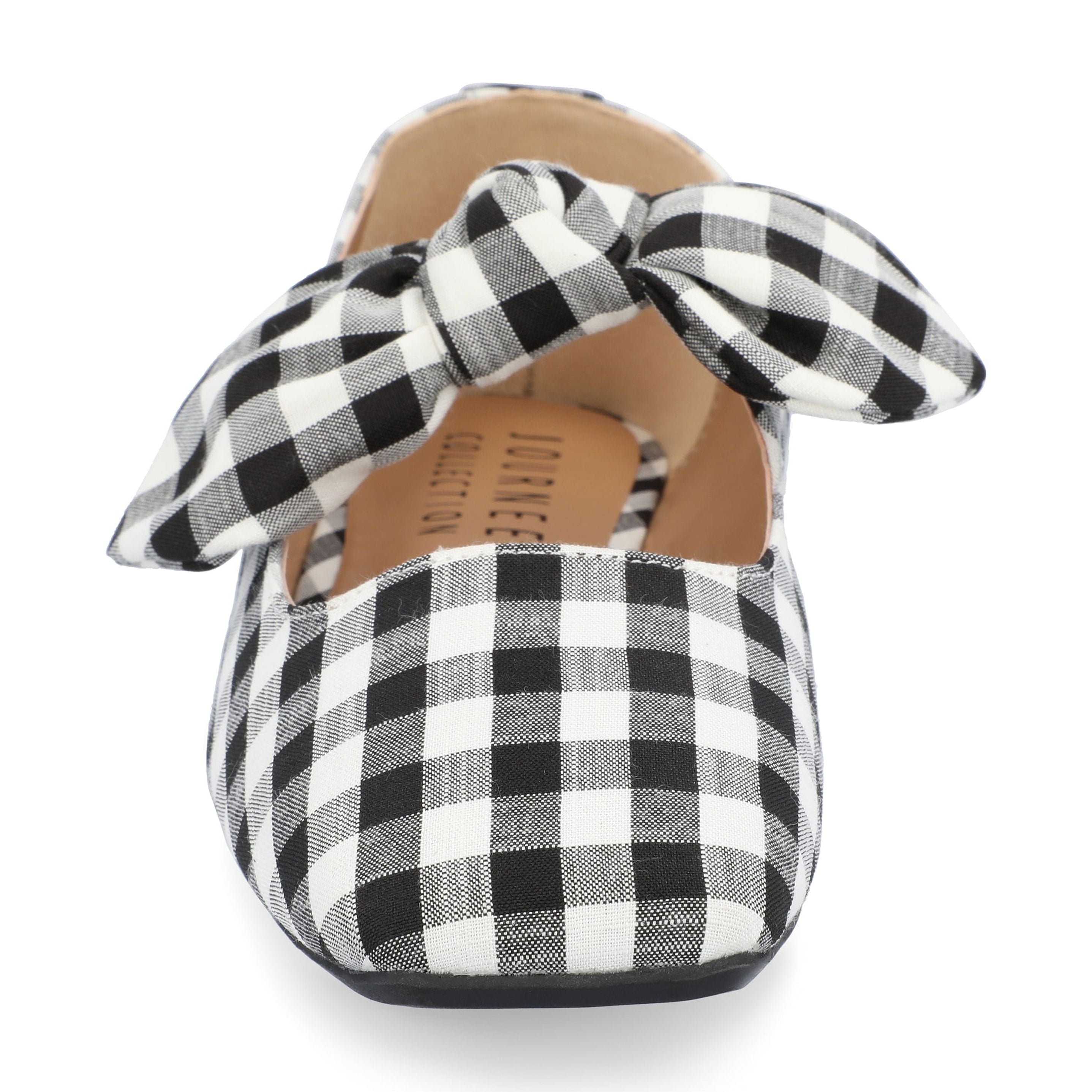 Journee Womens Seralinn Mary Jane Slip On Square Toe Dress Flats