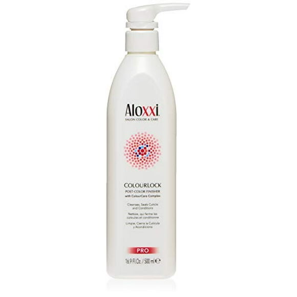 Aloxxi ColorLock Finisseur de Couleur Capillaire Post – Formule de Crème Protectrice de Couleur pour Cheveux - Réduit le pH des Cheveux, Ferme les Cuticules et Neutralise le Peroxyde Résiduel – 16,9 Fl oz