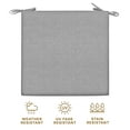 thumbnail image 2 of Textured Solid Platinum Grey Premium Dining Seat Cushion (2-Pack), 2 of 8