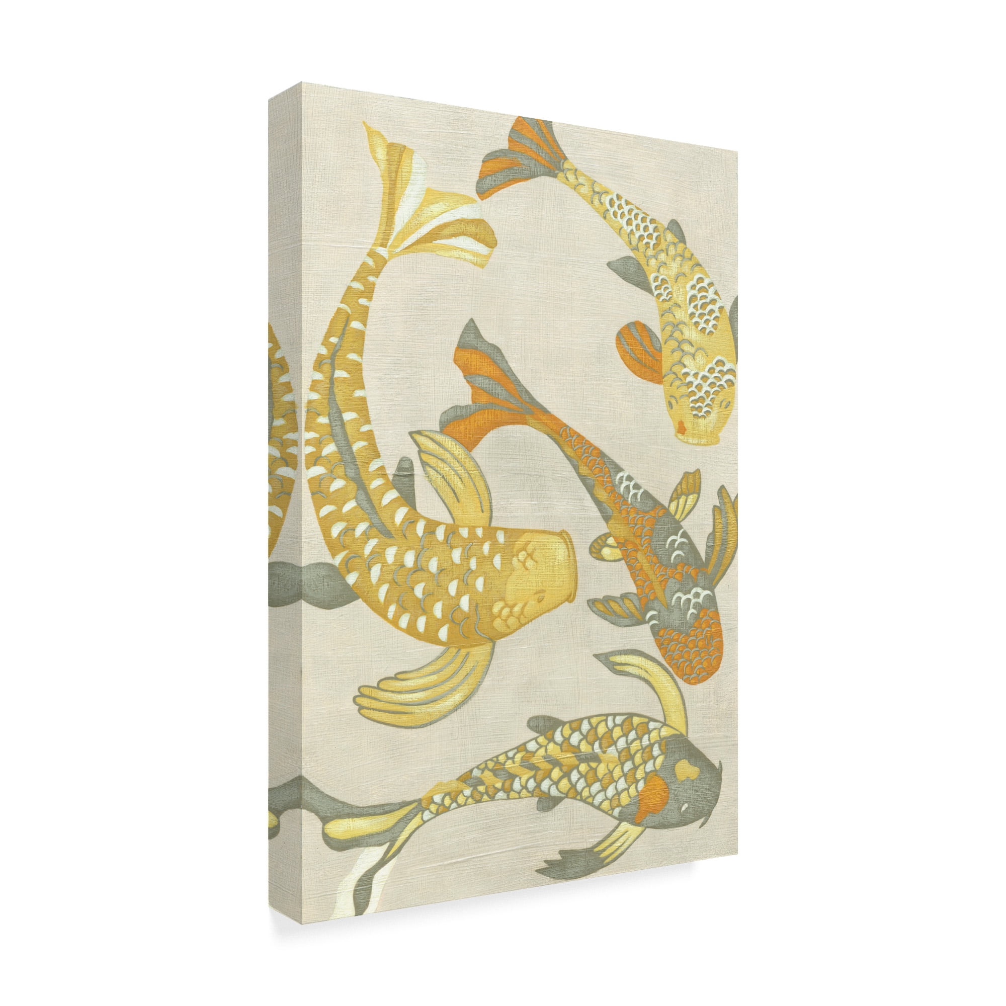 Trademark Fine Art 'Golden Koi I' Canvas Art by Chariklia Zarris