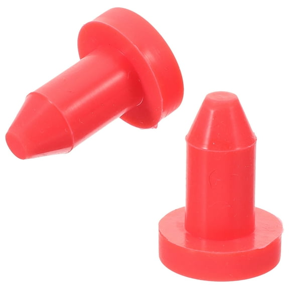 Worgeous 2 Pcs Scupper Plugs for Kayak Thru Kayak Drain Plug 3.30X2.00X2.00CM Red