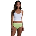 thumbnail image 4 of Fruit of the Loom Women's Breathable Micro-Mesh Low-Rise Brief Underwear, 6+2 Bonus Pack, 4 of 10