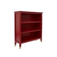 thumbnail image 3 of Greener Valley 3 Shelf Wide Bookcase - Red, 3 of 6