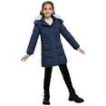 thumbnail image 4 of Wantdo Big Girl's Winter Coat Quilted Winter Jacket Padded Puffer Jacket Waterproof Jacket Navy 18/20, 4 of 9