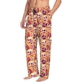 thumbnail image 6 of Sikiie Skull rock record Mens Pajama Pants Sleep & Lounge Pants, PJ Bottoms With elastic waistb and Pockets X-Large, 6 of 6