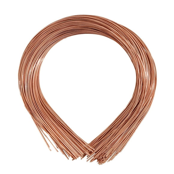 50 diademas de metal liso para manualidades, diadema de alambre fino, aro para el pelo, diadema suave a granel para hombres y mujeres, accesorios para Cobre Fernando Diademas en blanco
