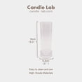 thumbnail image 2 of Candle Lab | Cylinder Acrylic Candle Mold for Candle Making Wax Mould 3D Soap DIY Mold Plastic, 2 of 6