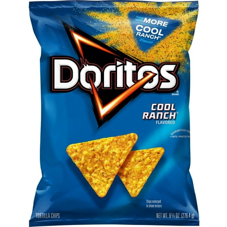 Doritos Cool Ranch Flavored Tortilla Chips, 3.125 oz Bag