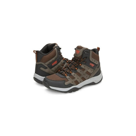 

Khombu Atwood Waterproof Hiking Boots for Men Brown/Orange 9 Medium