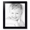 thumbnail image 2 of ArtToFrames 18" x 21" Satin Black Step Lip Picture Frame, 18x21 inch Black Wood Poster Frame (WOM-1452), 2 of 7