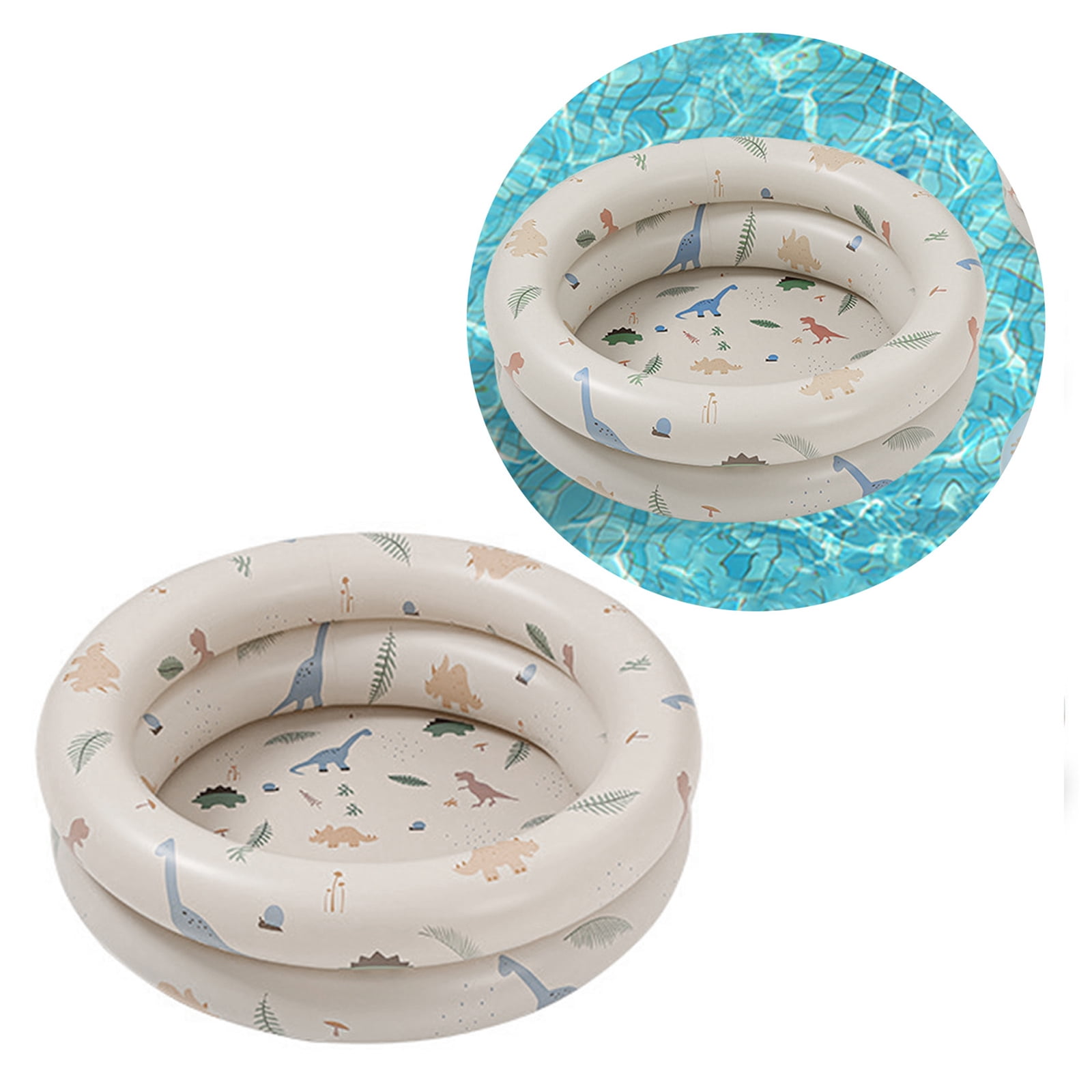 Dinosaur-Inflatable Baby Pool Stripe-Baby Pool Inflatable Swimming Pool Kiddie Pools Kids Water Toy for and Garden