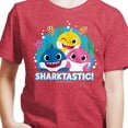 thumbnail image 3 of Baby Shark - Sharktastic - Toddler And Youth Short Sleeve Graphic T-Shirt, 3 of 6