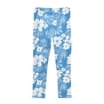 thumbnail image 4 of joogoo Girls' Leggings Tropical Flower-d1 Yoga Pants 9-10T, 4 of 8