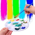 thumbnail image 4 of Paletas de bandeja de pintura, paletas de pintura de plástico para que los niños o estudiantes pinten en proyectos escolares o clases de arte, 4 of 6