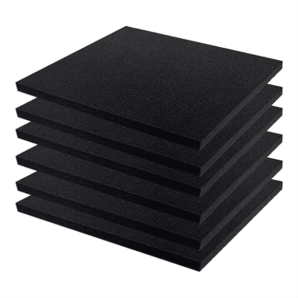 6 PCS Polyurethane Foam Sheets Foam Pads for Case Packaging Toolbox Cuttable Crafts Foam Pads, 40X30X3cm
