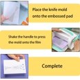 thumbnail image 4 of 3 PCS Metal Cutting Dies for Card Making DIY Crafts Template Bubble Spotty Line Scrapbook Cards Cutting Dies Cut Stencils DIY Embossing Card Making Decorative Paper Dies Scrapbooking, 4 of 7
