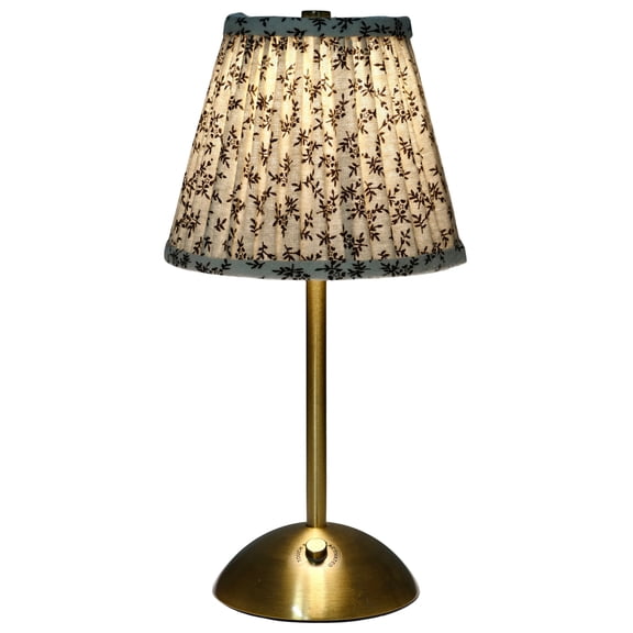Home Decor Collection Sterling & Noble Home Cream Floral Rechargeable Table Lamp